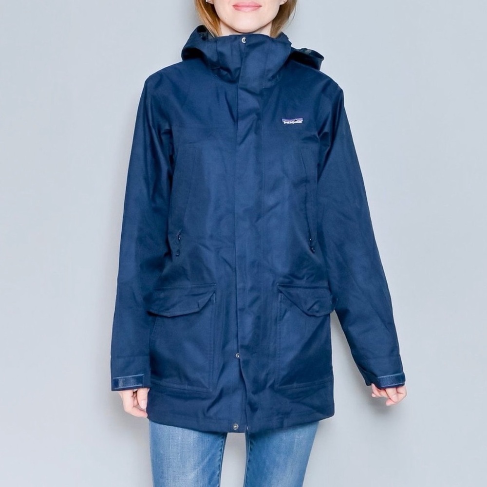 PATAGONIA Tres 3-In-1 Parka Jacket - Blue Outer Shell Only - Men's XS